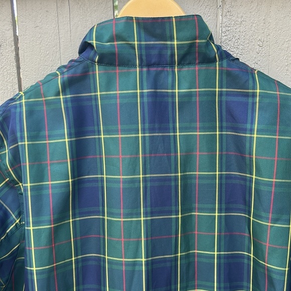 Brooks Bothers St. Andrews Link Tartan Plaid Golf Pullover Jacket Preppy  Sz L - Picture 6 of 6